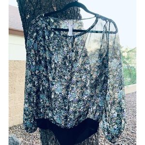 Free People Bodysuit Blouse